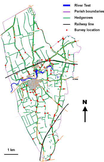 Map of Overton parish