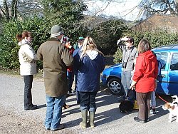Birdwatchers about to set off
